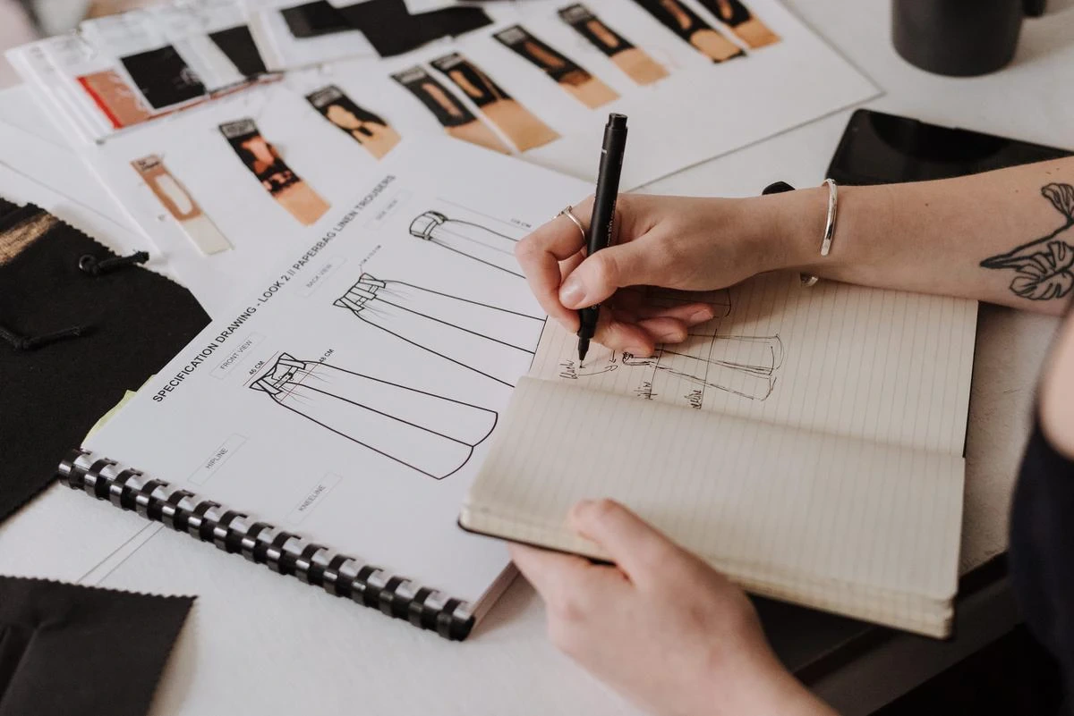 Gambar ekonomi kreatif pada industri fashion