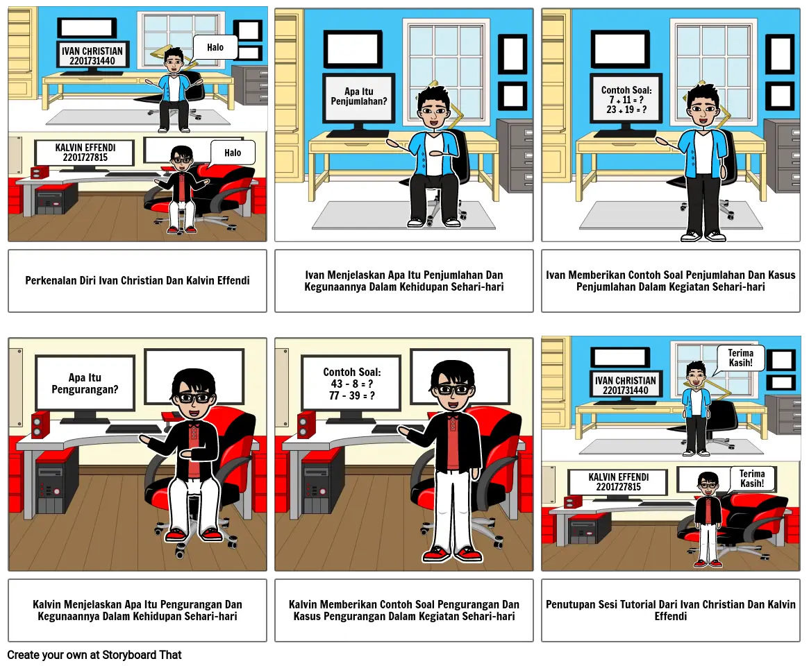 contoh storyboard digital