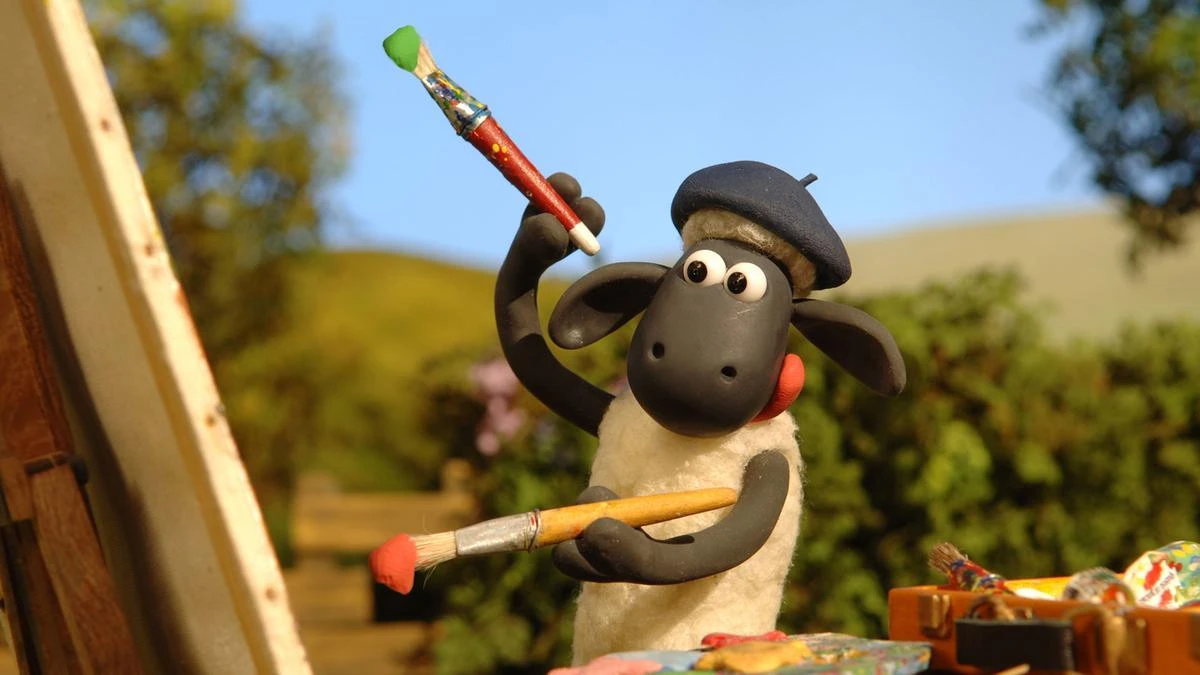 Contoh animasi stop motion Shaun the Sheep